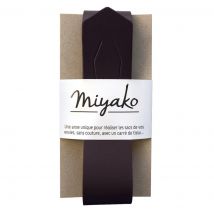 Anse amovible en cuir Miyako pour création de sac noir - Miyako - Mondial Tissus