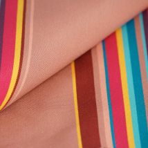 Toile transat Palavas rose 45cm - Mondial Tissus
