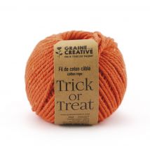 Coton cablé macramé 2,5mm potiron 80 m - Graine Créative - Mondial Tissus