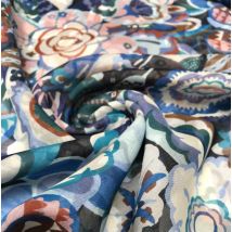 Tissu Liberty soie fleurs - Liberty - Mondial Tissus
