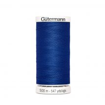 Bobine de fil pour tout coudre Gütermann - Bleu roi - COL 214 - Gütermann - Mondial Tissus