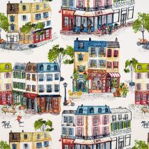 Tissu coton enduit boutique mat - Fryett's - Mondial Tissus