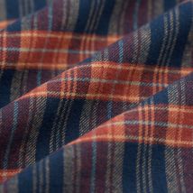 Tissu flanelle carreaux rouge bleu - Mondial Tissus