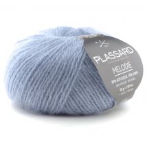 Pelote de fil à tricoter Mélodie bleu - Plassard - Plassard - Mondial Tissus