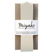 Anse amovible sac Miyako cuir 50x4cm craie - Miyako - Miyako - Mondial Tissus