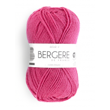 Pelote de fil à tricoter Idéal 4 magenta - Bergère de France - Bergère de France - Mondial Tissus