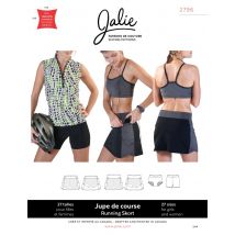 Patron Jalie 2796 jupe short sport femme kids - Jalie - Mondial Tissus