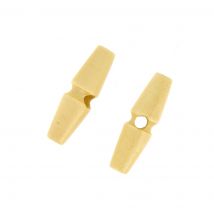 Boutons duffle-coat 1 trou beige 40mm - MT - Mondial Tissus