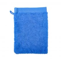 Gant de toilette éponge abeille 15x21cm bleu - MT - Mondial Tissus