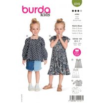 Patron Burda robe & blouse 92-122 B 9249 - Burda - Mondial Tissus
