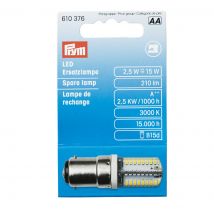 Ampoule de rechange LED pour machines à coudre, fermeture à baïonnette - Prym - Mondial Tissus