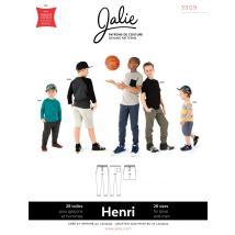 Patron Jalie 3909 pantalon short jogging homme kids - Jalie - Mondial Tissus