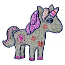 Écusson poney licorne - Mondial Tissus