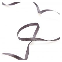 Ruban satin double face 3mm gris - MT - Mondial Tissus