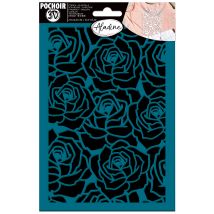 Pochoir 3D roses - Bernette - Mondial Tissus