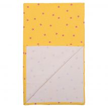 Fouta jaune imprimée ballons - MT - Mondial Tissus