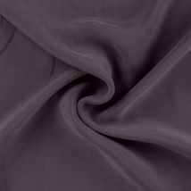 Tissu cupro uni marron - Mondial Tissus