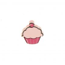Bouton cupcake 15mm a queue (6 pièces) - MT - Mondial Tissus