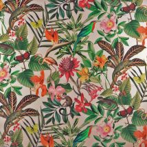Toile outdoor imprimée jungle - Mondial Tissus