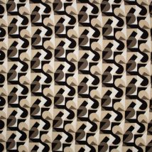 Tissu twill viscose imprimé papier peint sable - Mondial Tissus