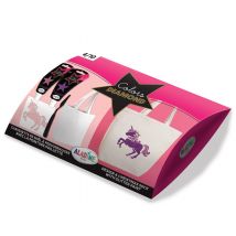 Set Tote Bag Licorne à personnaliser - Colors Diamond - Bernette - Mondial Tissus
