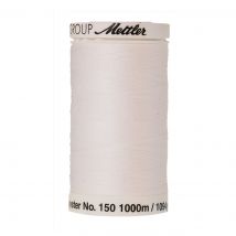 Bobine de fil canette Mettler 1000 m blanc - Mettler - Mondial Tissus