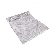Chemin de table feuillage argent 1m50 x 25cm - Mondial Tissus