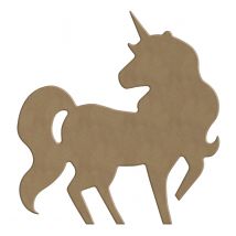 Décoration en bois licorne 16x17 cm - Bernette - Mondial Tissus
