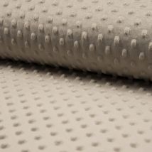 Tissu polaire minky uni sable - Mondial Tissus