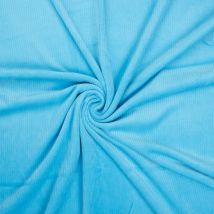 Tissu velours côtelé recyclé bleu - Albstoffe - Albstoffe - Mondial Tissus