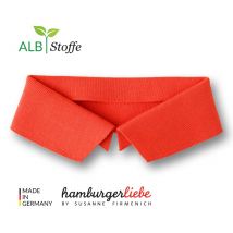 Col de Polo Bio orange taille M - Albstoffe - Albstoffe - Mondial Tissus