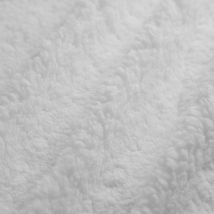 Tissu doublure moumoute blanc - Mondial Tissus