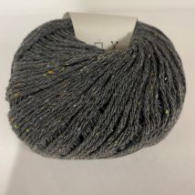 Pelote éco tweed chiné recyclé 125m gris - Mondial Tissus