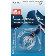 Bretelles de soutien-gorge, 10mm, transparent - Prym - Mondial Tissus