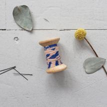 Passepoil viscose Canopy bleu cobalt - Atelier Brunette - Atelier Brunette - Mondial Tissus