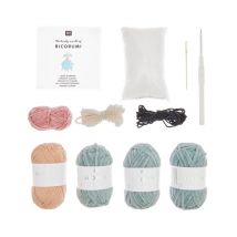 Kit DIY - Crochet doudou éléphant Ricorumi - RICO DESIGN - Rico Design - Mondial Tissus