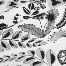 Tissu bachette lourde Phoenix noir - Thevenon - Mondial Tissus