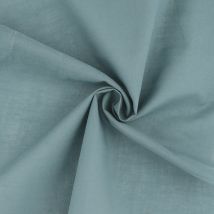 Tissu Voile De Coton Uni Bleu - Mondial Tissus