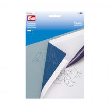 Papier carbone blanc et bleu 56 X 40 cm - Prym - Mondial Tissus