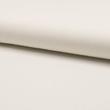 Tissu crêpe georgette viscose uni écru - Mondial Tissus