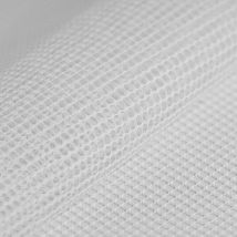 Tissu filet mesh blanc - Mondial Tissus