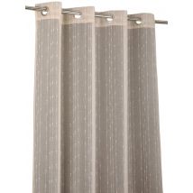 Voilage lime naturel 140 x 260 - MT - Mondial Tissus