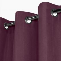 Rideau ecly aubergine - MT - Mondial Tissus