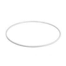 Armature abat-jour cercle diamètre 20 cm blanc - Mondial Tissus