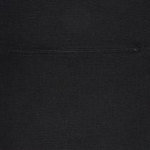 Dos de coussin zippé noir - MT - Mondial Tissus