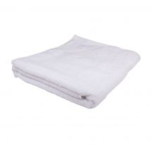 Drap de bain blanc 100x150cm - Mondial Tissus