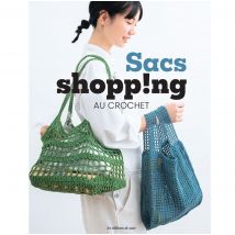 Livre : "Sacs shopping au crochet" - Les éditions de saxe - Mondial Tissus