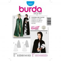 Patron Burda 2521 - déguisement femme Venise la nuit - Burda - Mondial Tissus