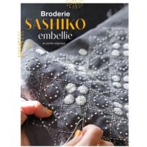 Livre Broderie sashiko embellie - Les Editions de Saxe - Les éditions de saxe - Mondial Tissus