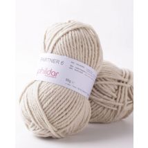Pelote de fil à tricoter Partner 6 sable - Phildar - Phildar - Mondial Tissus